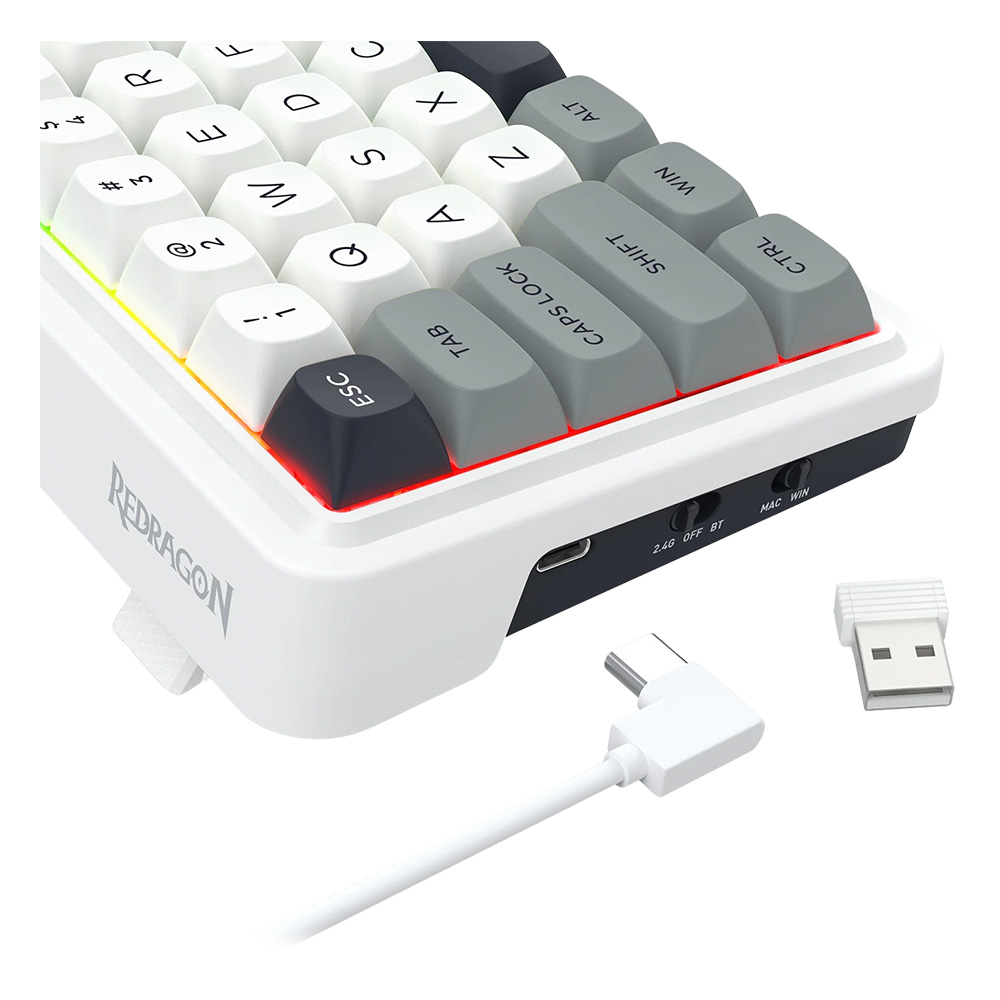 REDRAGON Ironguard Pro K722WGP Wireless/Wired/BT Keyboard