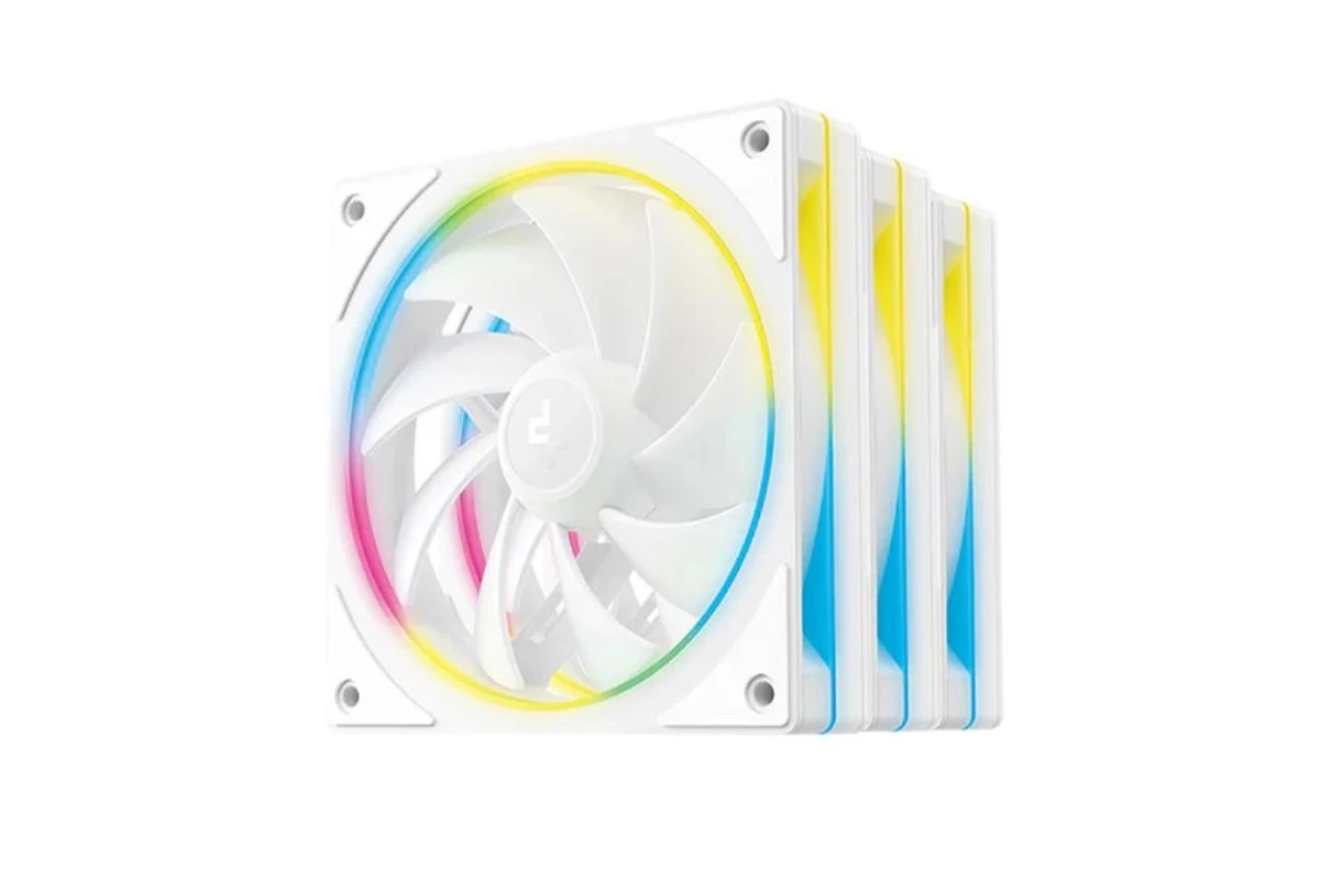 Ventilatori za kuciste 3in1 FL12 SE DeepCool Beli, R-FL12SE-WHAPN3-G