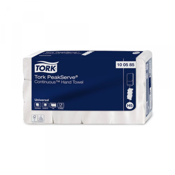 Tork Ubrus za dispenzer Tork H5 PeakServe Continuos jednoslojni 4920 listića 1/12  100585