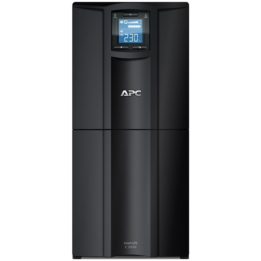 APC Smart-UPS C 3000VA LCD 230V  Intelligent and efficient network power protection from entry level to scaleable runtime. Ideal UPS for servers, point-of-sale, routers, switches, hubs and other network devices.