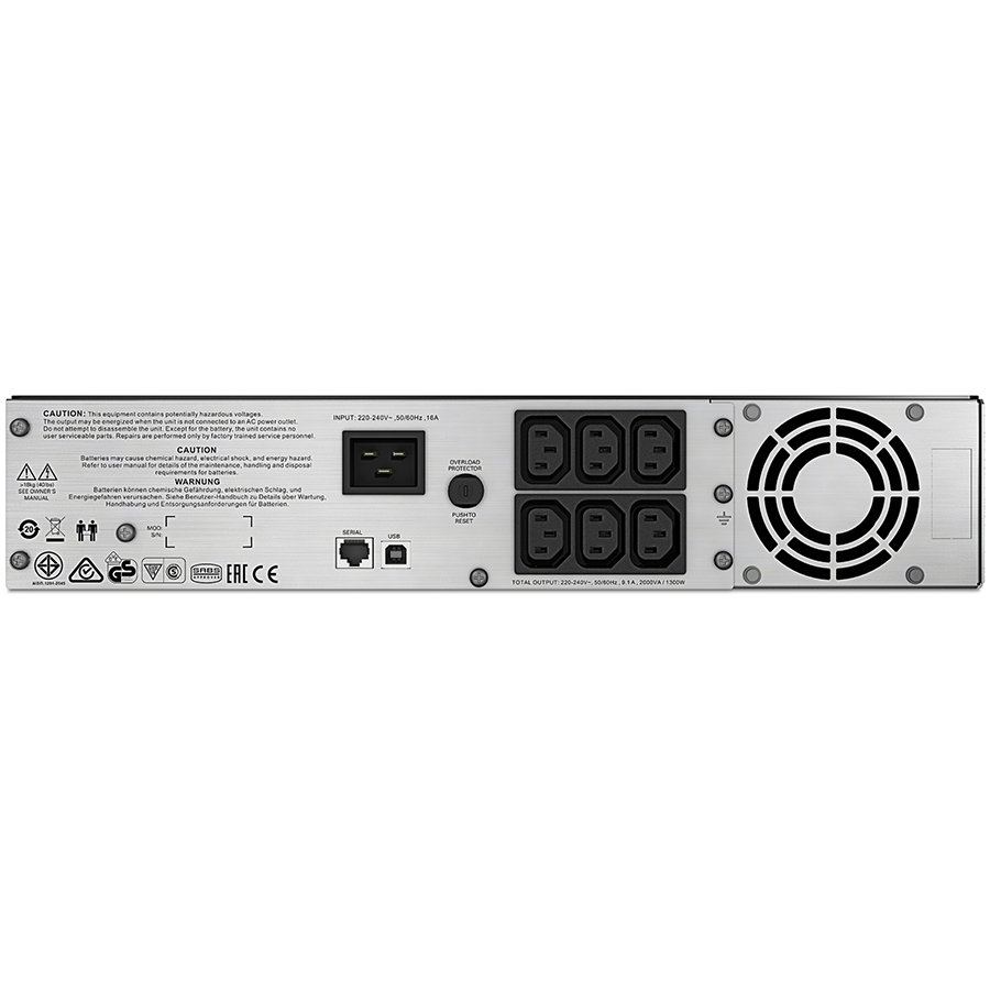 APC Smart-UPS C 2000VA LCD RM 2U 230V