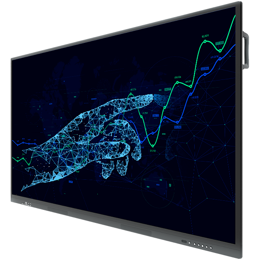 PRESTIGIO SOLUTIONS Multiboard 86" Light Series UHD 4K, Android 8, Wi-Fi, 20TP, touch pen
