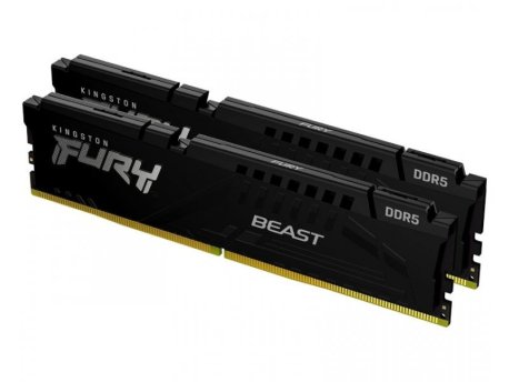 RAM DIMM DDR5 32GB (2x16GB) 6400MT/s Kingston Fury Beast Expo KF564C32BBEK2-32