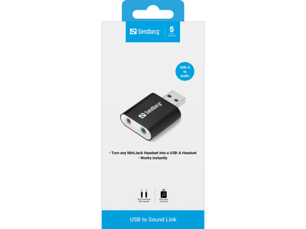 Sandberg USB zvučna karta Sandberg 133-33