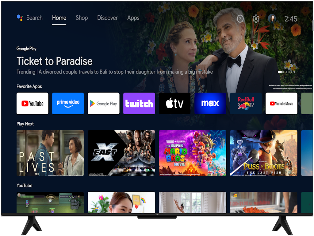 TCL 50S5K 50" QLED Smart TV sa Google TV