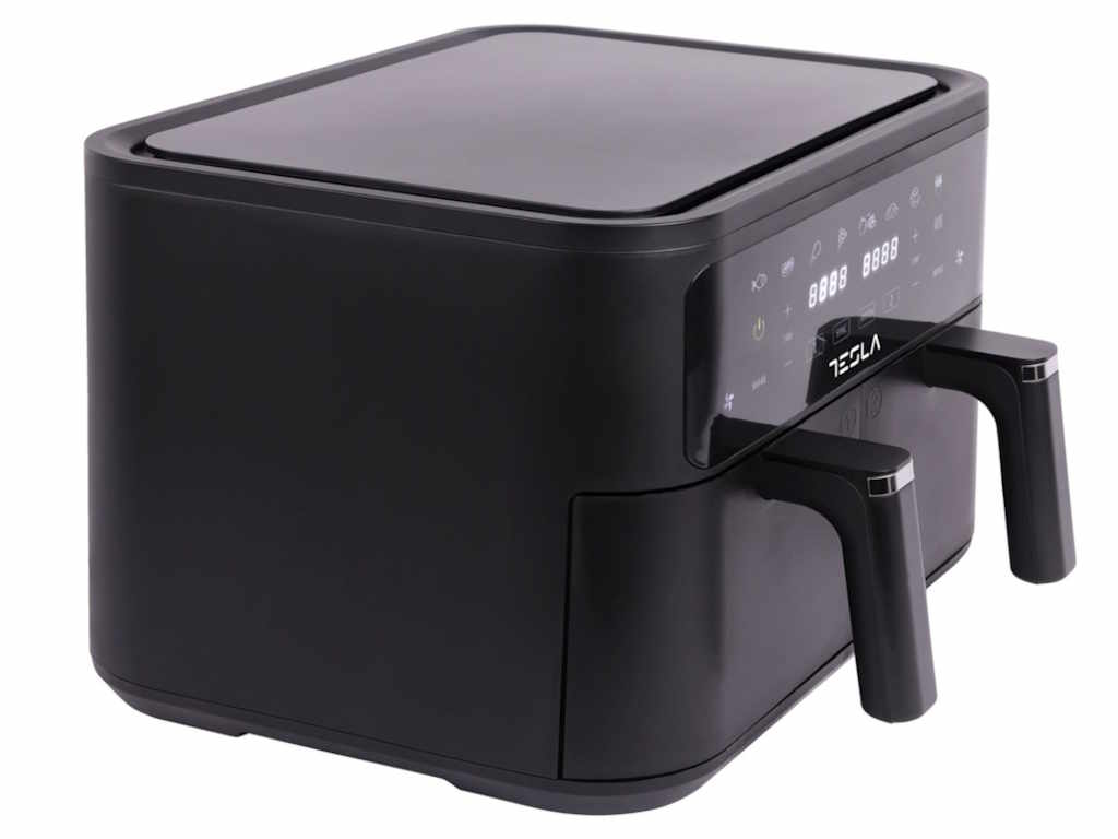 Tesla Air Fryer TESLA AF900BSD 2400W/4.5L+4.5L/digital panel/crna-inox
