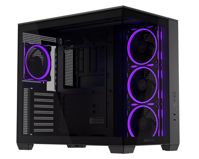 Asus A32 PLUS TG ARGB micro-ATX kućište crno