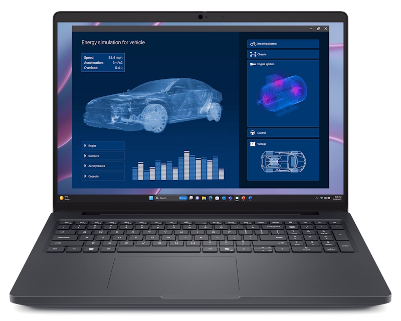 DELL Laptop Pro Max 16 16", Ryzen AI 9 HX PRO 370, 32GB, 1TB, RTX PRO 1000, Win11Pro
