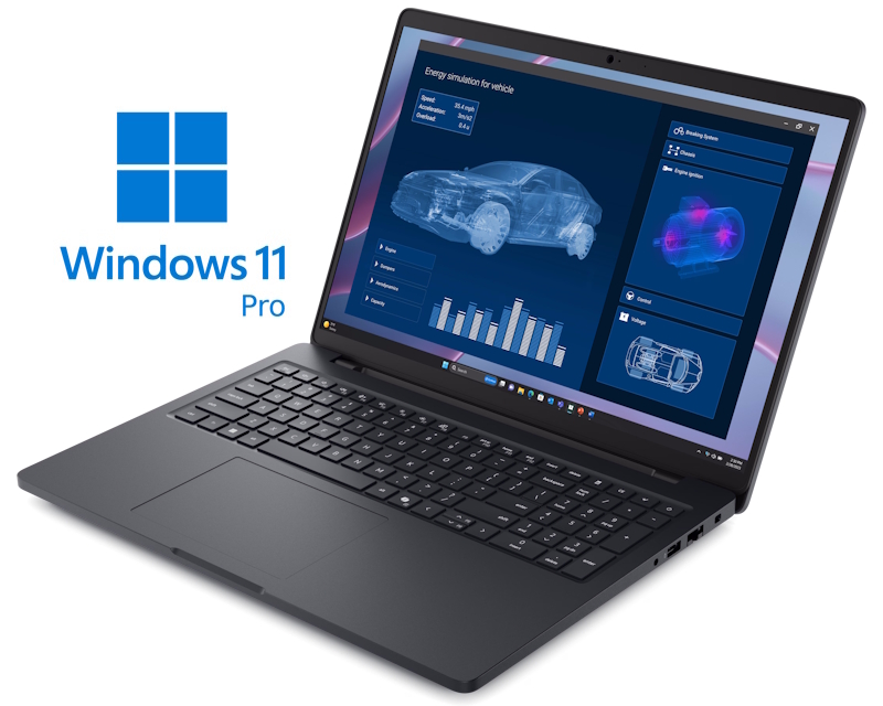 DELL Laptop Pro Max 16 16", Ryzen AI 9 HX PRO 370, 32GB, 1TB, RTX PRO 1000, Win11Pro