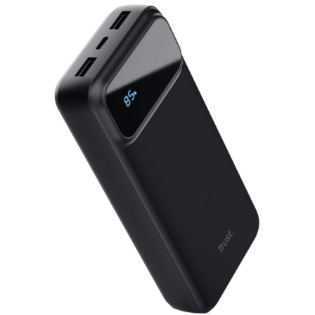 Eksterna baterija TRUST AVALA 20.000 PD Powerbank/LCD/crna
