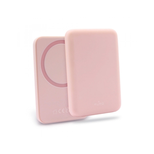 PURO MagSafe power bank 4200mAh bežična eksterna baterija Roze