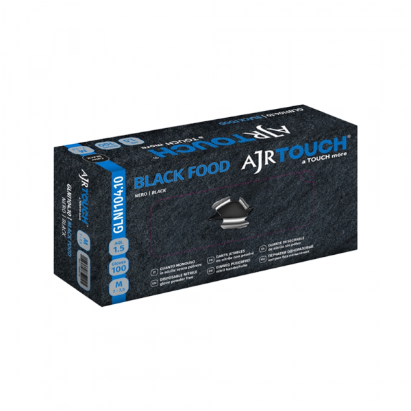 Razno Rukavice  NITRIL bez pudera AJR Touch S 1/100 crne