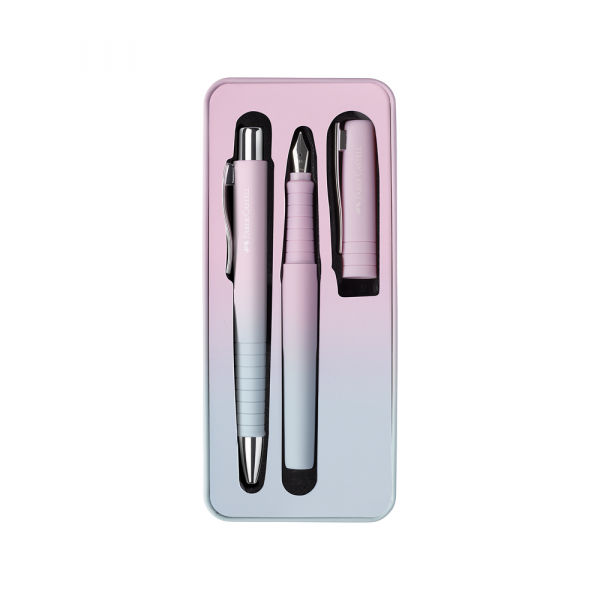 Faber Castell Set Faber Castell Poly hemijska olovka + naliv pero M Blushing sky 241054