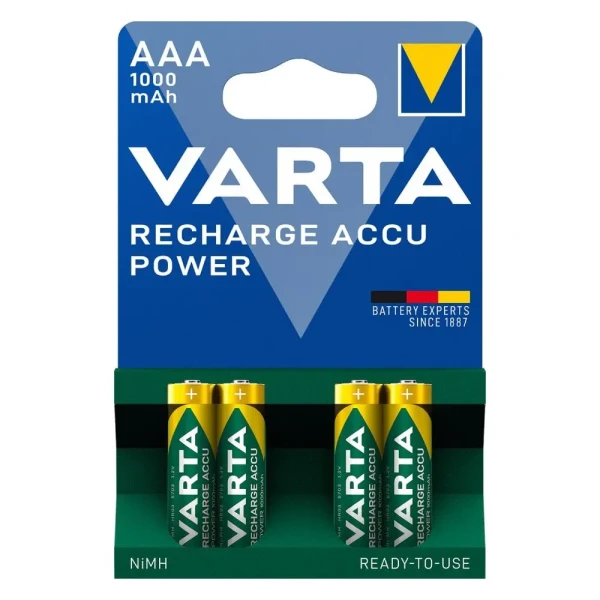 Varta Punjiva baterija Varta Ready to use HR03 1000mAh AAA 4/1