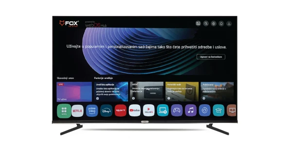 FOX SMART LED TV 65WOS626D 65" 4K UHD, HDR10, webOS