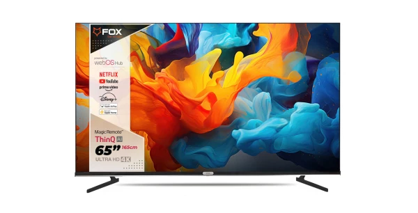 FOX SMART LED TV 65WOS626D 65" 4K UHD, HDR10, webOS