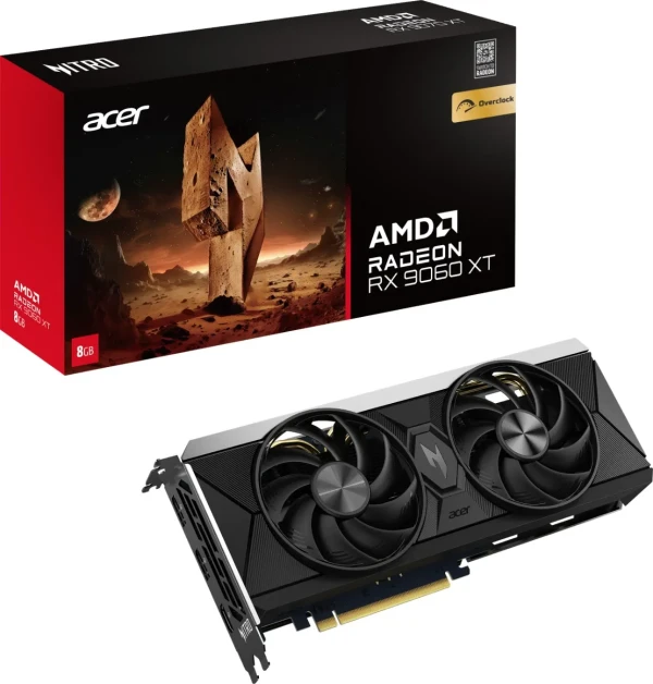 Acer Grafička karta AN RX9060XT 8G OC 8GB DDR6 128bit/2xDP/HDMI
