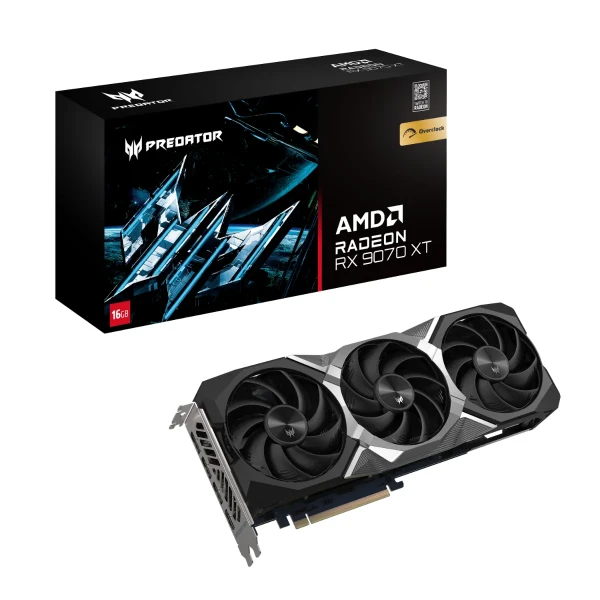 Acer Grafička karta PB RX9070XT 16G OC - Predator 16GB DDR6 3xDP/HDMI