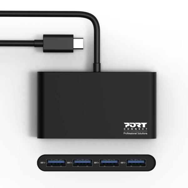 Port Designs USB HUB Port Designs USB-C hub 4X USB-A 3.0 ports