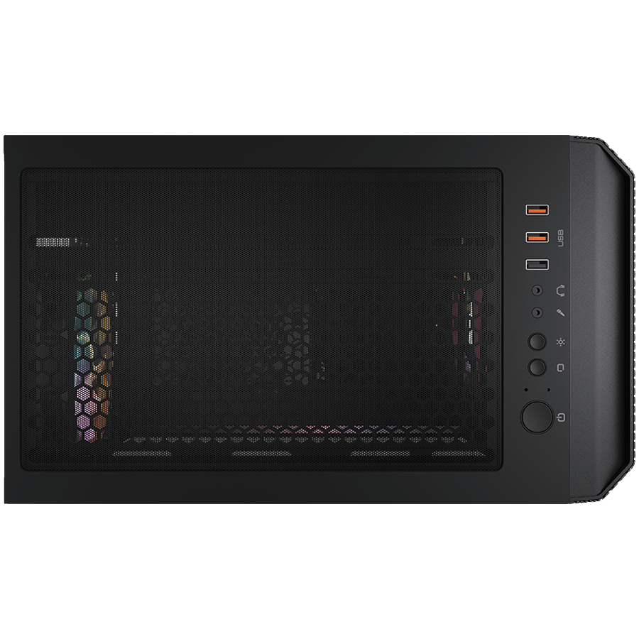 COUGAR MX430 Mesh RGB PC Case, Mid Tower, Black