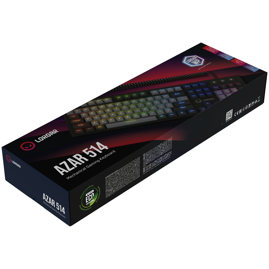 LORGAR Azar 514 Mehanička RGB