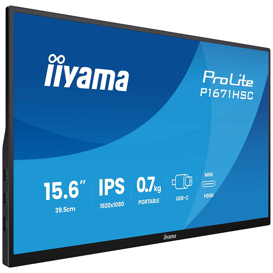 IIYAMA Desktop P1671HSC-B1 15.6", IPS
