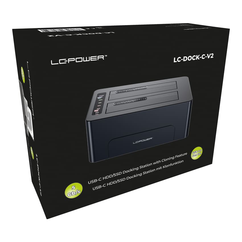 LC Power HDD docking station LC-DOCK-C-V2