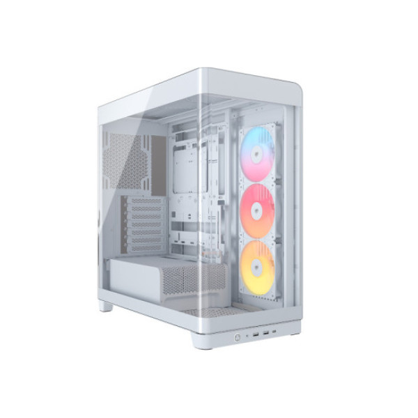 Corsair Kuciste Corsair FRAME 4500X RS-R ARGB Panoramic Glass Beli, CC-9011315-WW