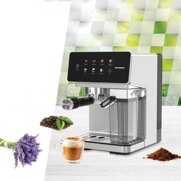 Heinner Espresso aparat HEINNER HEM-LK20DMLK/20bar/1,6l/posuda za mleko