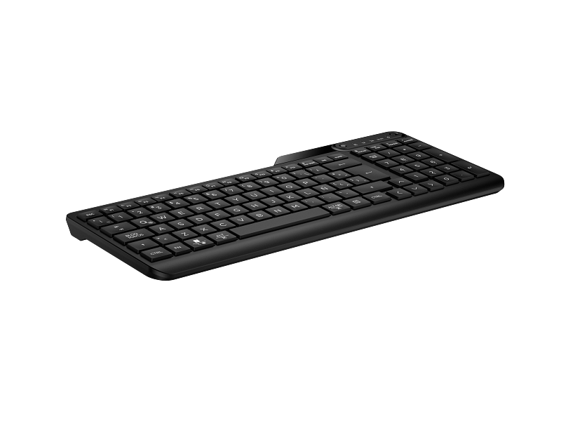 HP 475 Dual-Mode Wireless Keyboard, YU, Jet black, 7N7B9AA