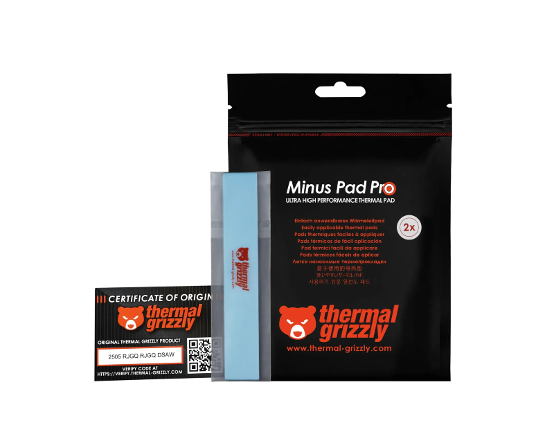 Thermal Grizzly TG Minus Pad Pro - 120x20x1.5 mm termal pad (2pcs) (TG-MP-P-120-20-15-2)