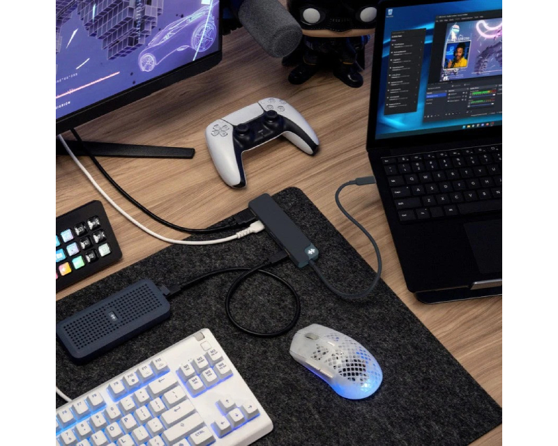 TARGUS HyperDrive Flex 5 Port USB-C Hub crni (HD4101BKGL)