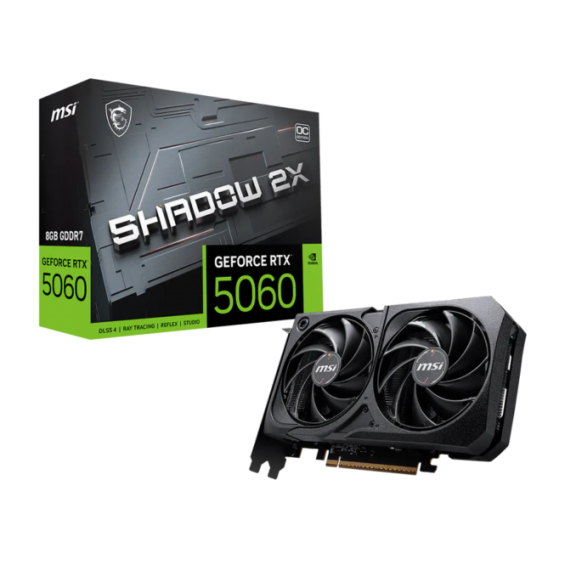 MSI GeForce RTX 5060 8G SHADOW 2X OC MAX grafička karta