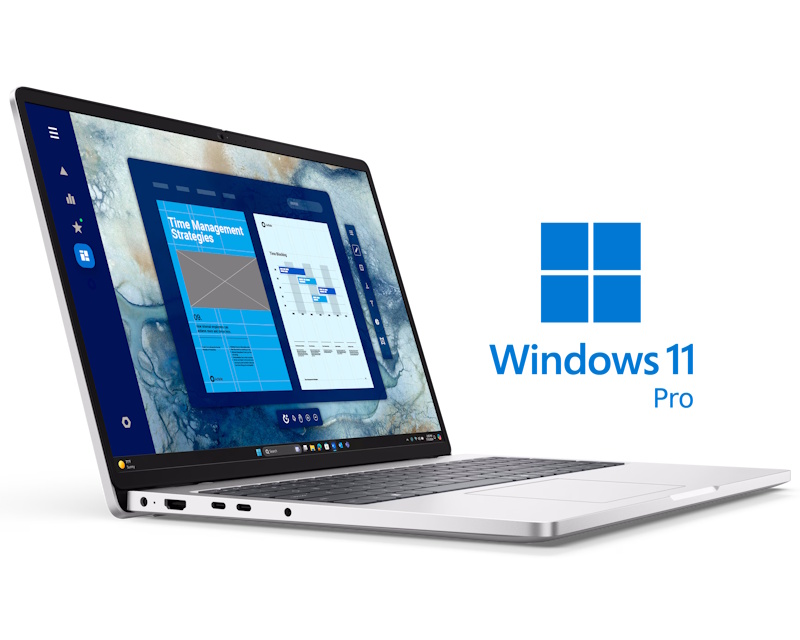 DELL Laptop Pro 16 16", Core Ultra 7 255U, 32GB, 1TB, Win11Pro