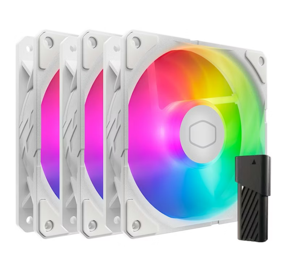 COOLER MASTER SickleFlow Edge 120 ARGB set 3 ventilatora i kontroler (MFX-B2DW-253P2-R2)