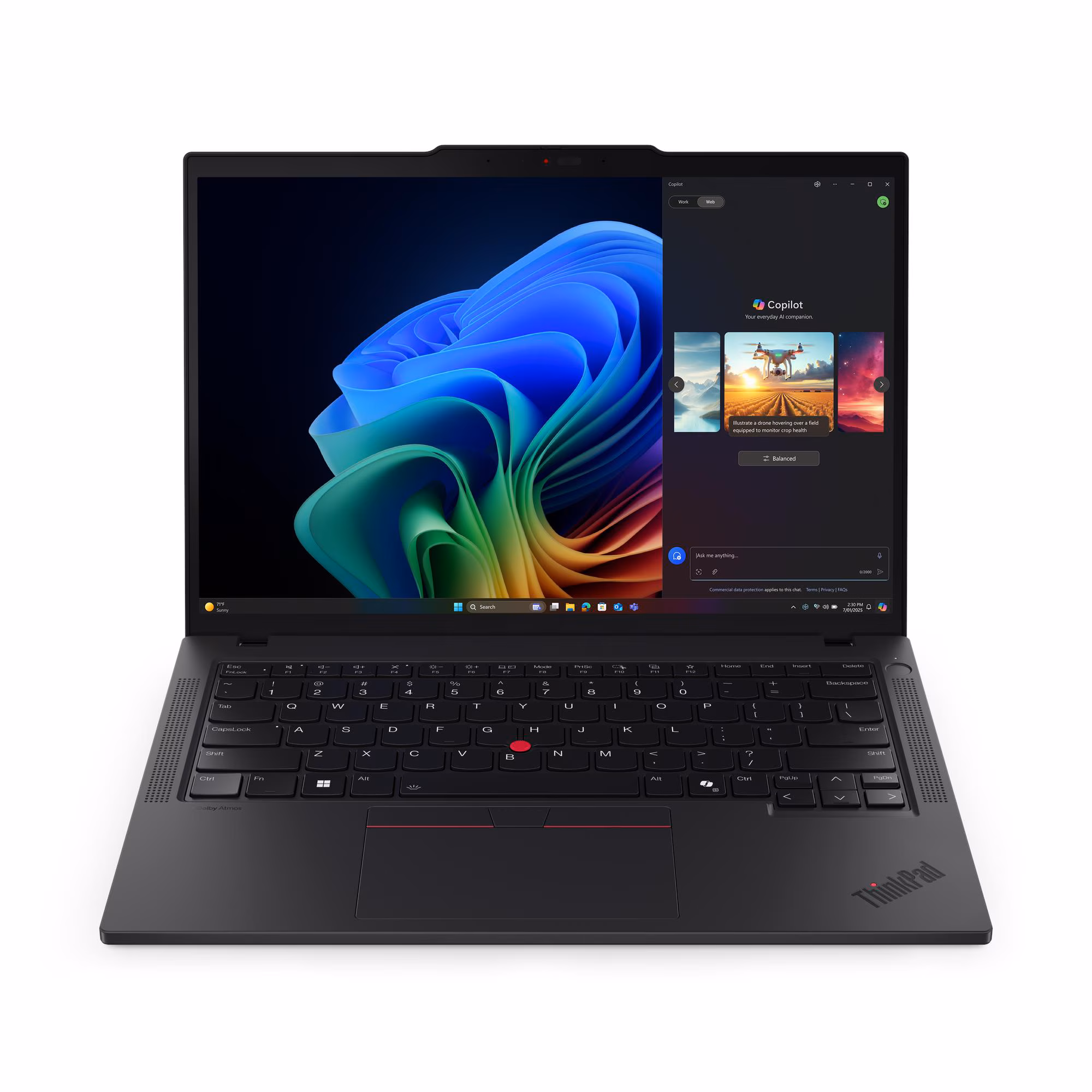 Lenovo Laptop ThinkPad T14 G6 14", U7-258V, 32GB, 1TB, Win11Pro, 21QG001PCX