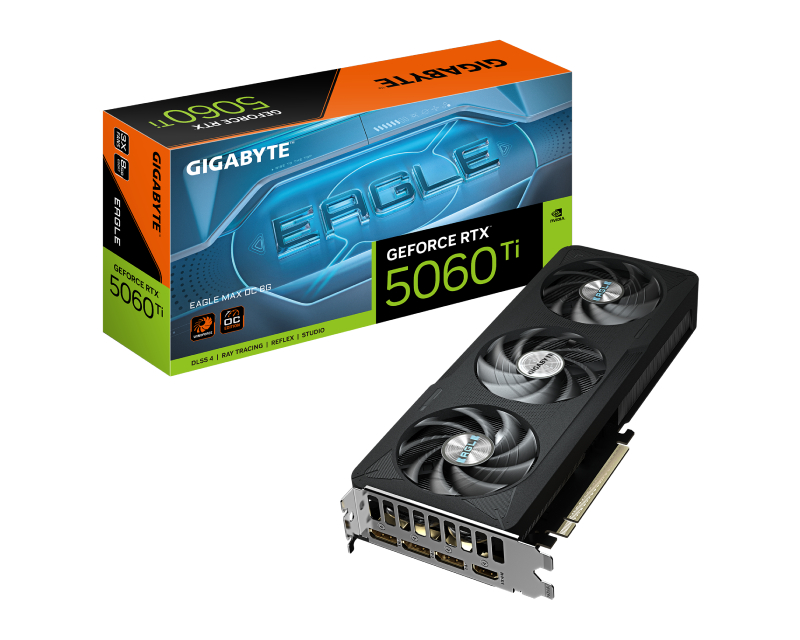 GIGABYTE nVidia GeForce RTX 5060 Ti EAGLE MAX 8GB 128bit GV-N506TEAGLEMAXOC-8GD rev. 1.0 grafička karta