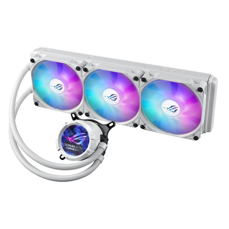 ASUS ROG STRIX LC III 360 ARGB LCD WHT vodeno hlađenje belo
