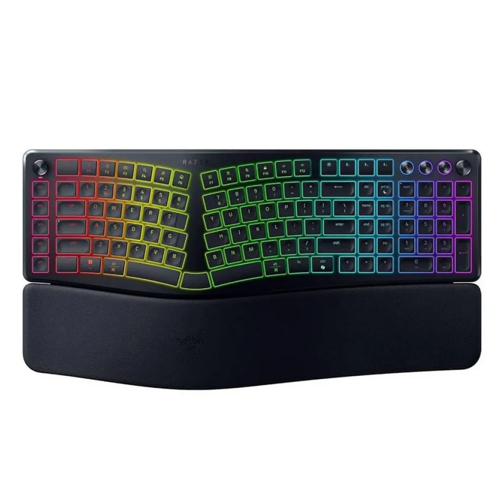 RAZER Pro Type Ergo - Wireless Split Ergonomic RGB Keyboard