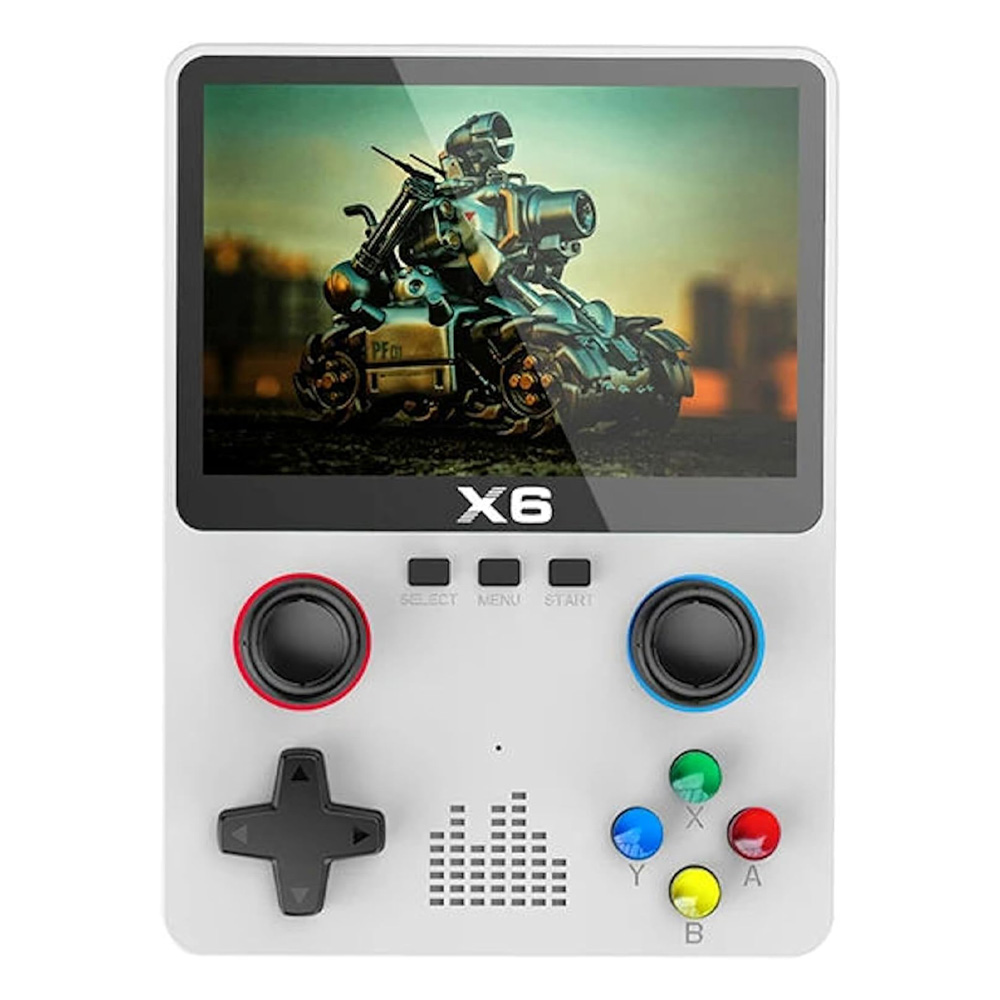 Nikeda Gaming Console - X6 Handheld Console (White)
