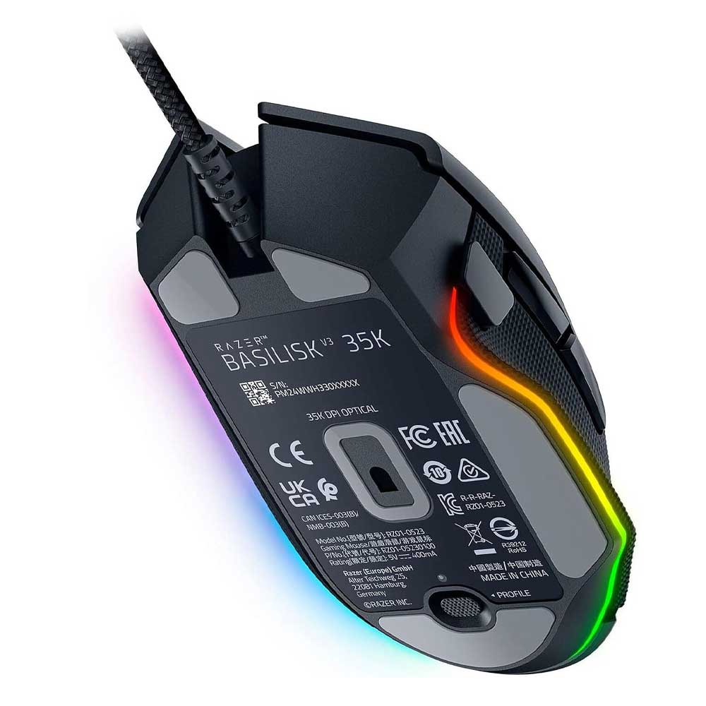 RAZER Basilisk V3 35K - Ergonomic Wired Gaming Mouse