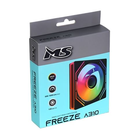 MS VENTILATOR ZA KUĆIŠTE MS FREEZE A310 A-RGB