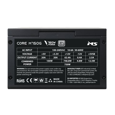 MS NAPAJANJE MS CORE M750G ATX3.1