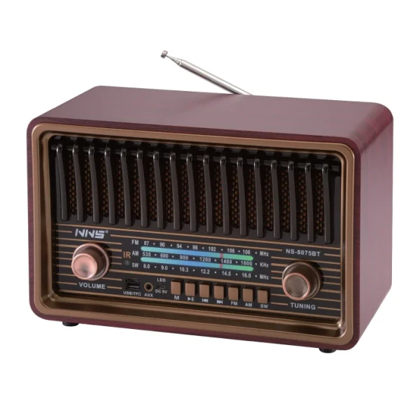 ELEMENTA Retro RGB Bluetooth Radio 8075BT/B