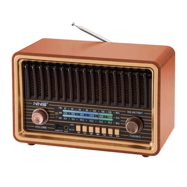 ELEMENTA Retro RGB Bluetooth Radio 8075BT