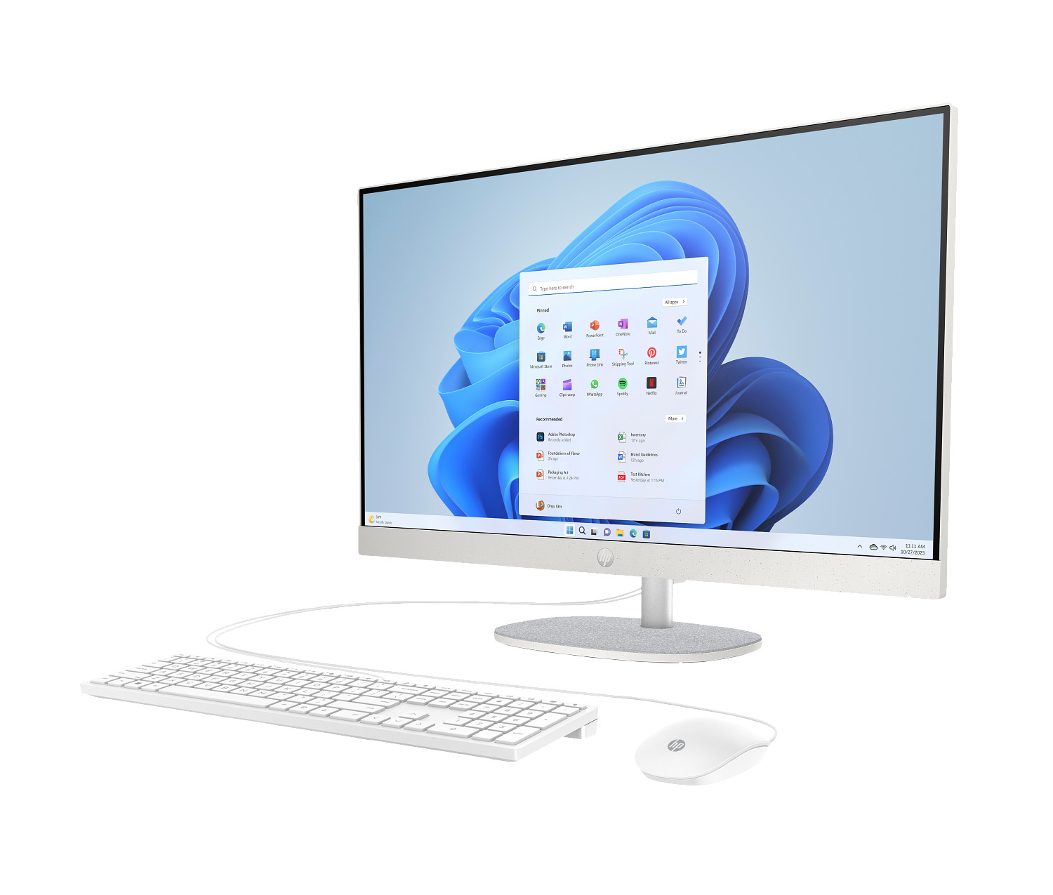 HP Računar AIO 27-cr0050ny,27", R5-7520U, 16GB, 1TB, B46QFEA