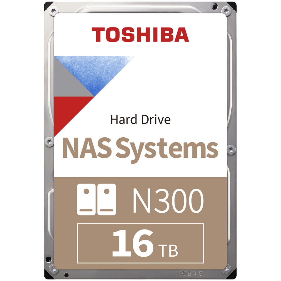 HDD NAS TOSHIBA N300 16TB CMR, 3.5'', 512MB, 7200RPM, SATA, TBW: 180