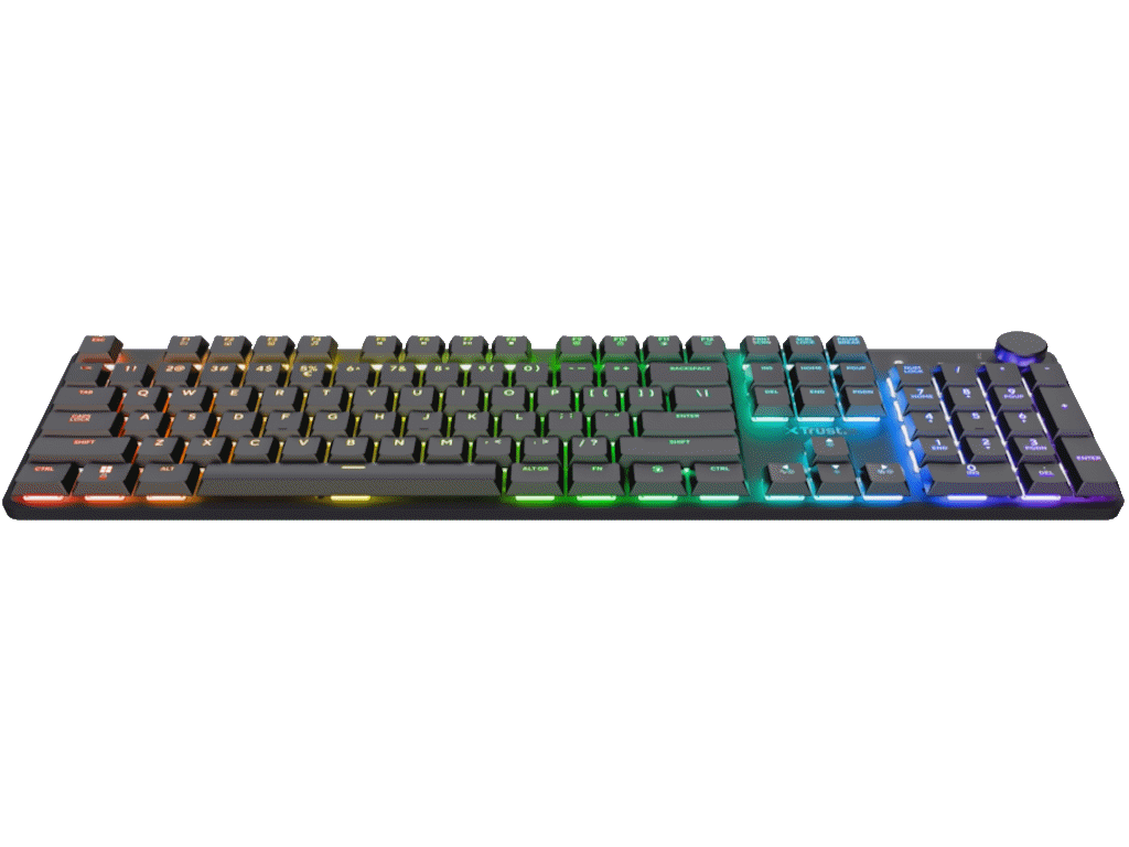 Tastatura TRUST GXT868 TORIX WRLS Mehanicka/US/crna