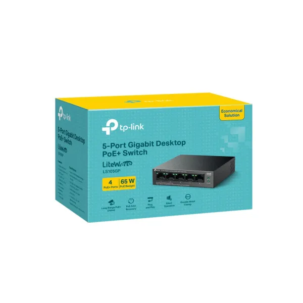 TP-Link LAN Switch TP-Link LS105GP 5x1G/4PoE/65W