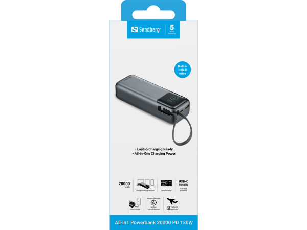 Sandberg Powerbank Sandberg All in1 421-30 20000mAh PD130W
